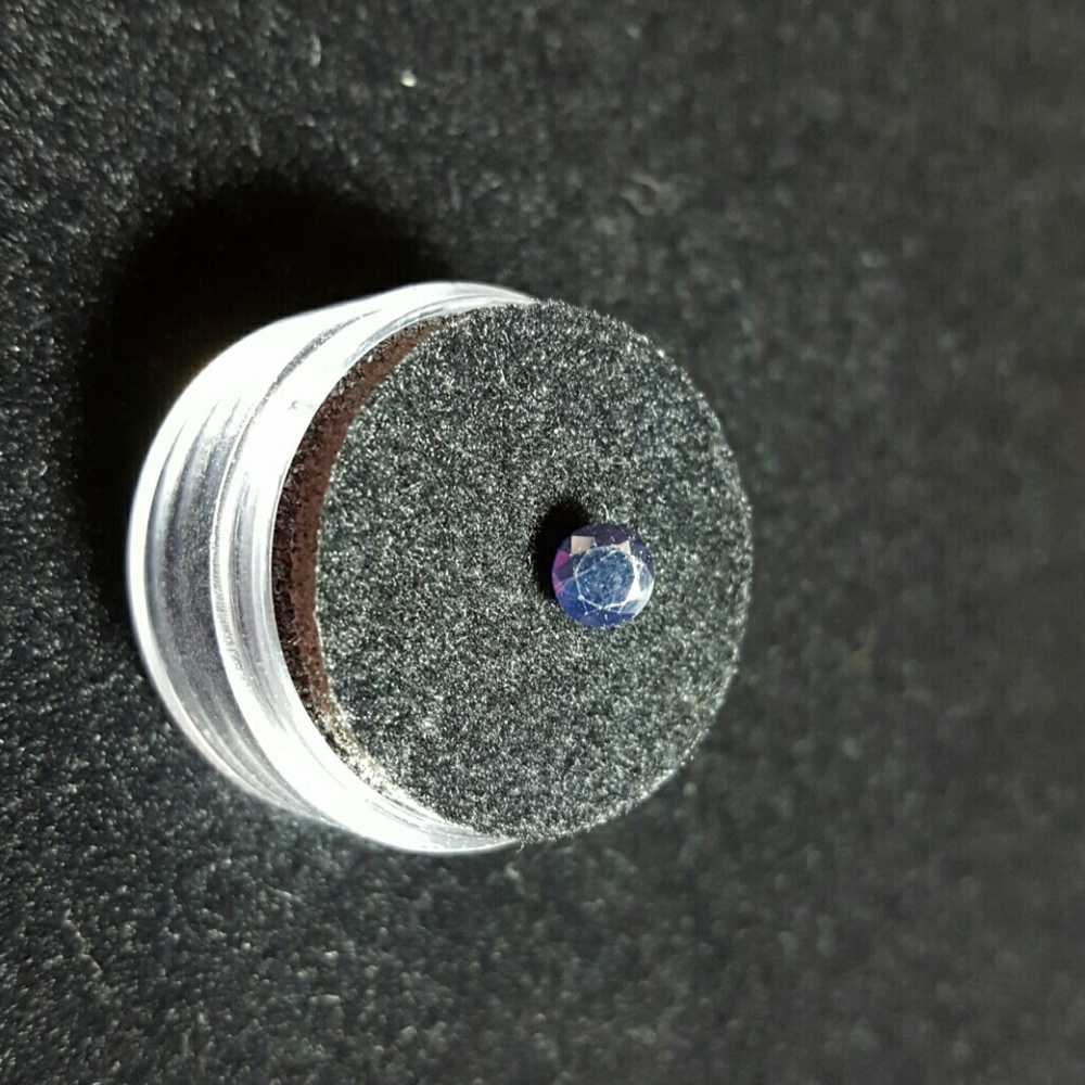 Natural Rare Round Cut Blue Sapphire